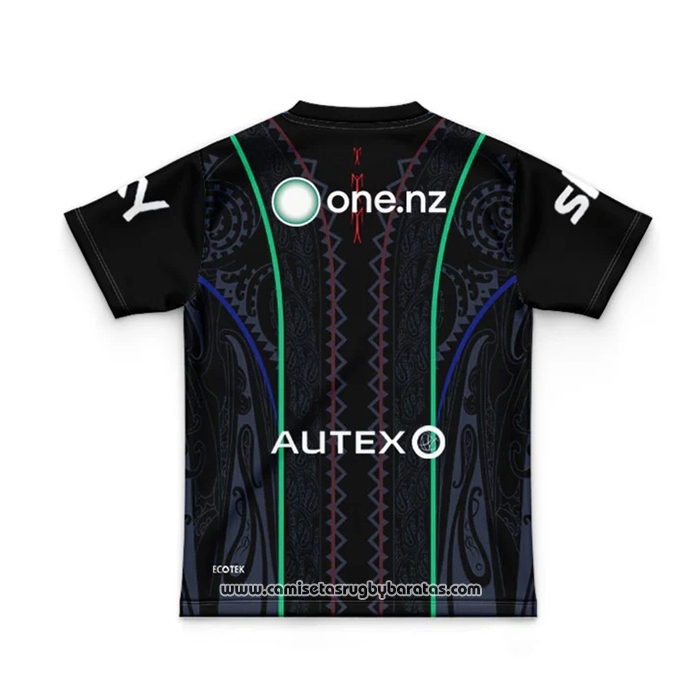 Camiseta Ninos Nueva Zelandia Warriors Rugby 2024 Indigena